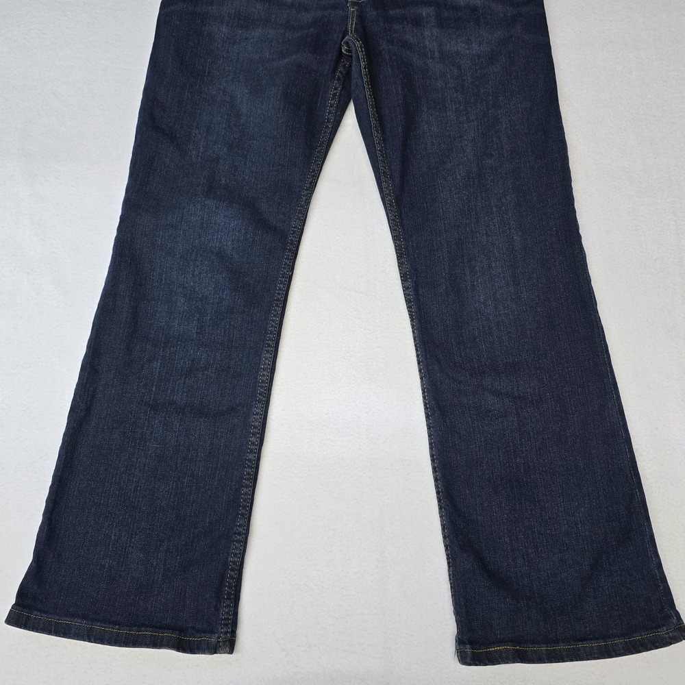 Wrangler Mens Classic Boot Jeans Dark Wash Size 30x28 Stretch Denim - Picture 4 of 13